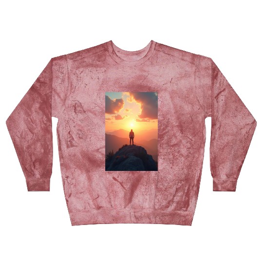 Summit of Dawn Embrace the Horizon Blast Sweatshirts