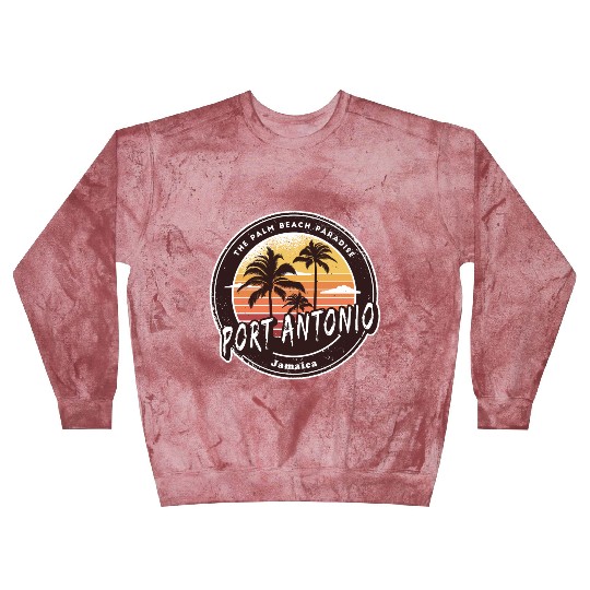 Port Antonio Jamaica - Caribbean Island Paradise Blast Sweatshirts