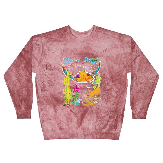 Cute Hawksbill Sea Turtle Blast Sweatshirts