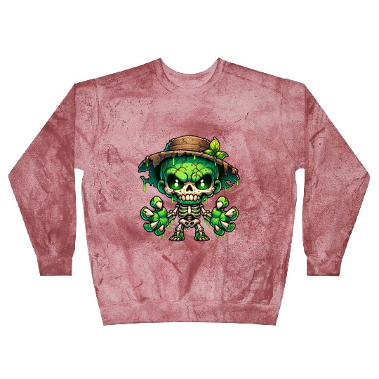 Swamp Skeleton Mutant – Creepy Plant Monster Blast Sweatshirts