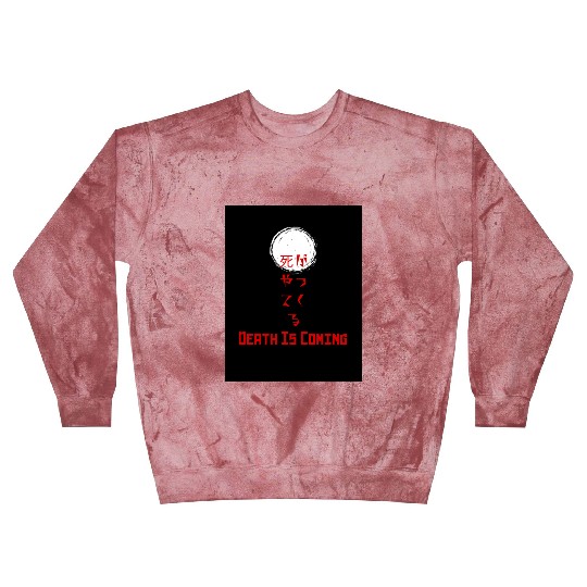 Death Is Coming Blast Sweatshirts – English & Japanese Design
