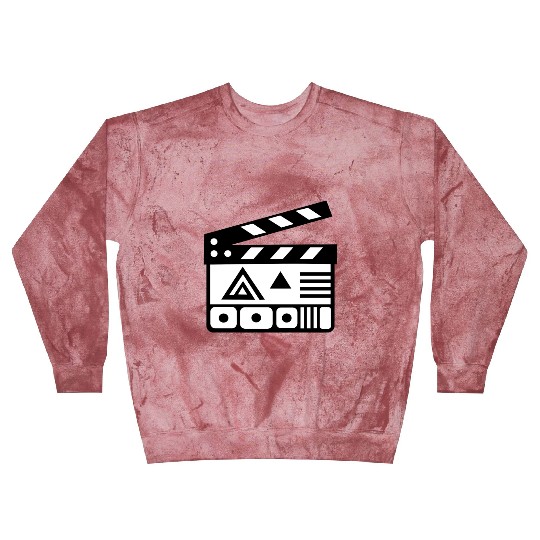 Film Clapboard Icon – Cinematic Design Blast Sweatshirts