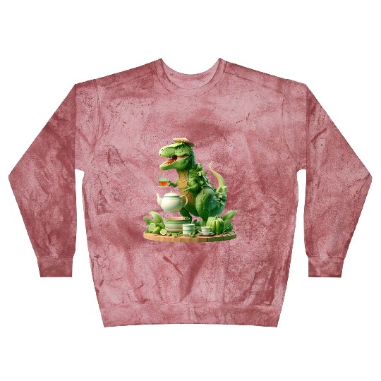 Blast Sweatshirts Tea Rex - Thé mignon et amusant Sticker