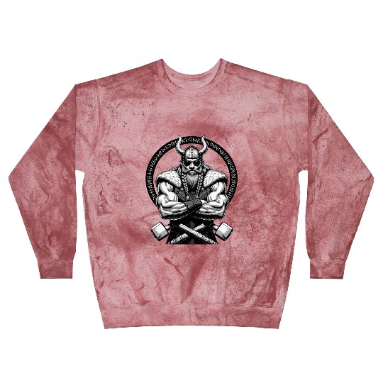 Viking Warrior Man Odin Thor Norman Walhalla Blast Sweatshirts