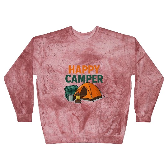 Happy Camper – Cozy Camping Vibes Blast Sweatshirts