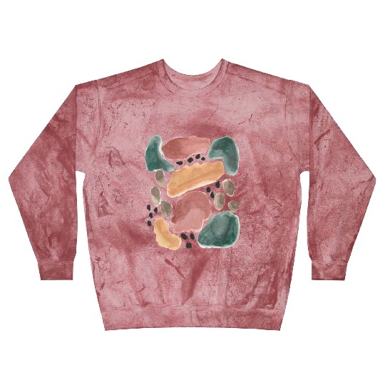 Abstract pastel watercolour painting pattern Blast Sweatshirts