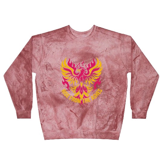 Rise From The Ashes Phoenix Bird T Tattoo Blast Sweatshirts