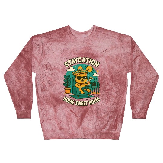 Cool cat - Holidays at home relaxation Blast Sweatshirts