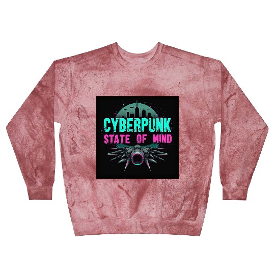 Cyberpunk State of Mind Blast Sweatshirts