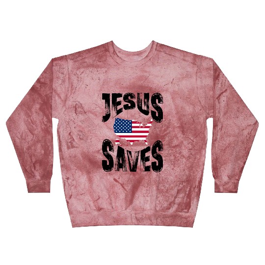 Jesus Saves USA Blast Sweatshirts