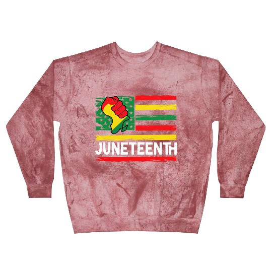Freedom Day Juneteenth Black And Proud Blast Sweatshirts