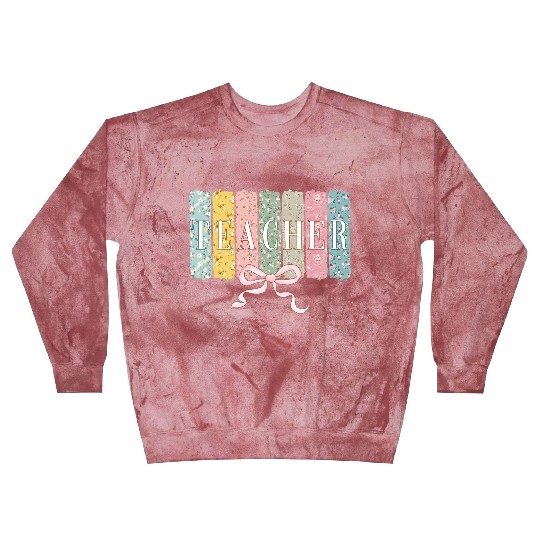 Coquette Teacher Teacher Wildflower Blast Sweatshirts
