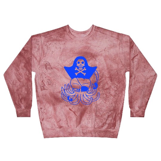 Octopus pirate crew captain sailor buccaneer sail Blast Sweatshirts