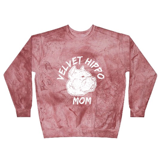 Velvet Hippo Mom – Bully Dog Lovers Blast Sweatshirts