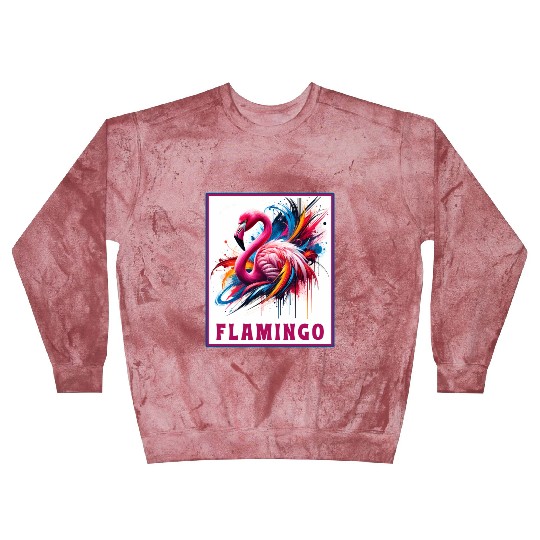 Graffiti Flamingo Explosion Blast Sweatshirts