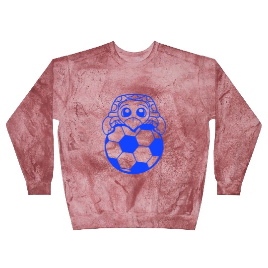 Turtle soccer ball play club fan hobby game fun Blast Sweatshirts