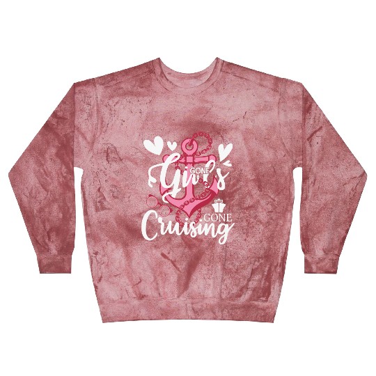 Girls Gone Cruising Pink Cruise Ship Blast Sweatshirts