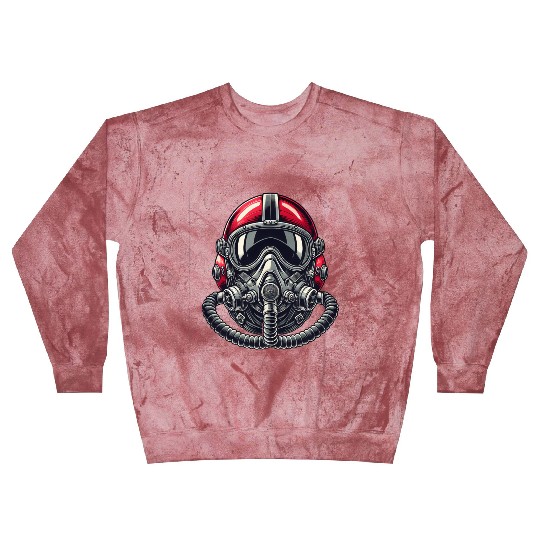 Pilots Helmet Design Blast Sweatshirts