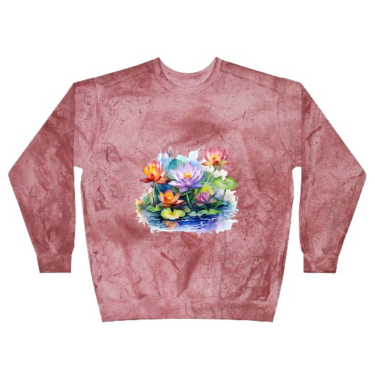 Retro Zen Lotus Buddha Meditate Blast Sweatshirts