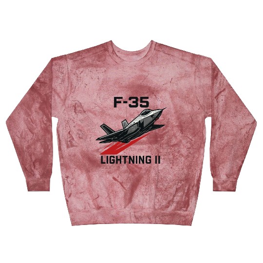 F-35 Lightning II Stealth Fighter Jet Art Blast Sweatshirts