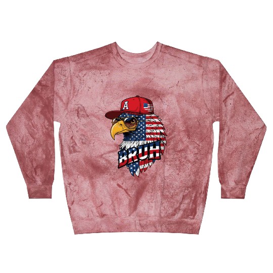 BRUH 4th Of July, Fourth Of July Bald Eagle Blast Sweatshirts