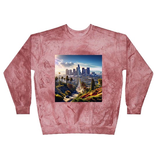 los angeles city. Blast Sweatshirts