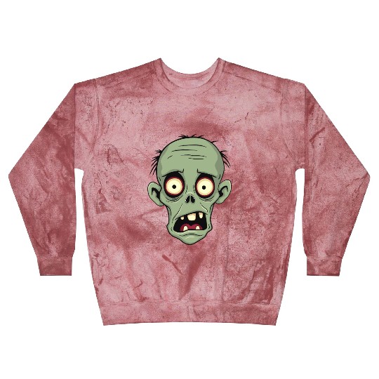 Dumb Zombie With Missing Teeth Blast Sweatshirts