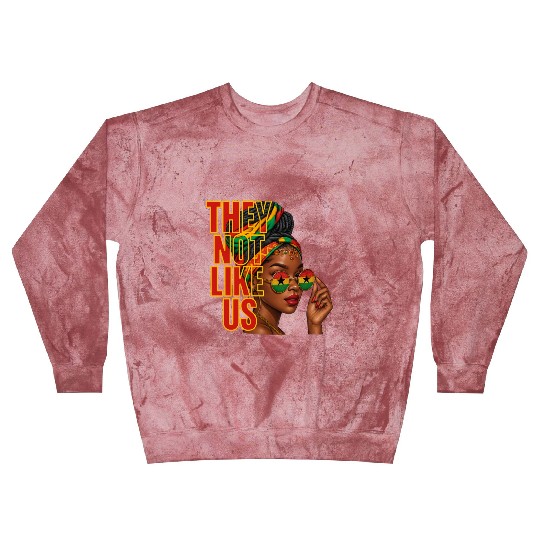 They Not Like Us Afro Queen Blast Sweatshirts