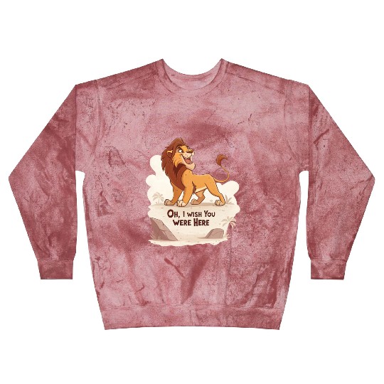 Lonely Lion Longing Blast Sweatshirts