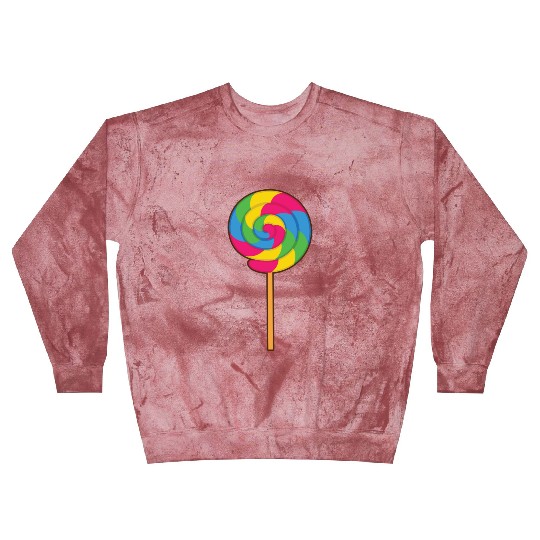 Lollipop Rainbow Sucker Candy Halloween Costume Blast Sweatshirts