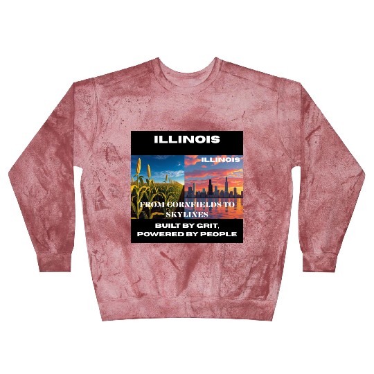 Illinois Midwest Mosaic Art Blast Sweatshirts