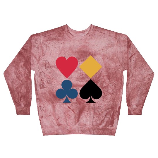 Classic Card Suits Blast Sweatshirts