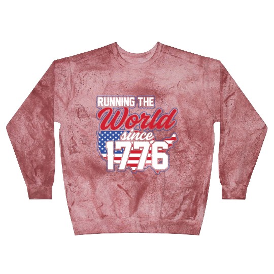 Running the World since 1776 - USA Patriot Design Blast Sweatshirts