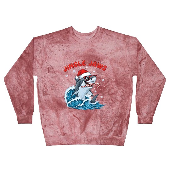 Jingle Jaws – Christmas Holiday with Bite Design Blast Sweatshirts