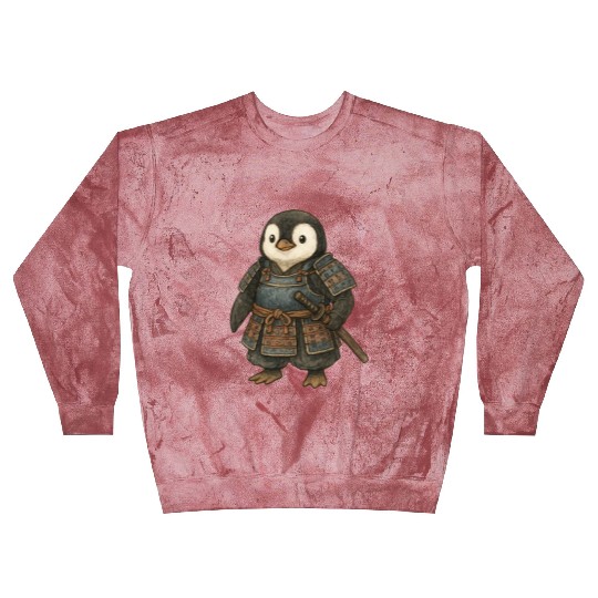 Historical samurai penguin with katana Japan cultu Blast Sweatshirts