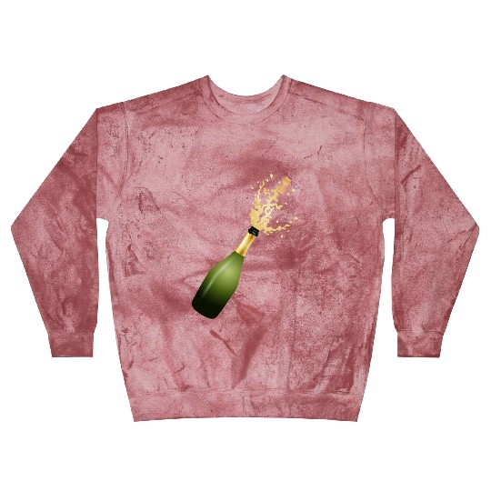 A champagne bottle – for New Year's Eve & parties Blast Sweatshirts