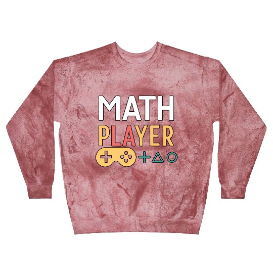 Math Gamer Player – Video Game Style Math Design Blast Sweatshirts