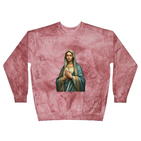 Madonna and Child Divine Embrace Blast Sweatshirts