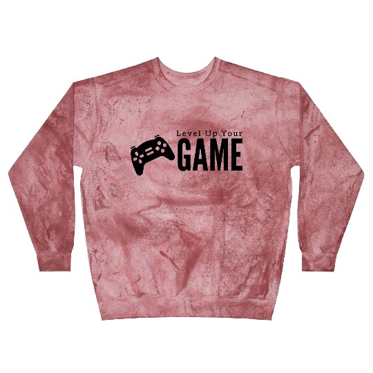 "Level Up Your Game" – Motivational Design Blast Sweatshirts