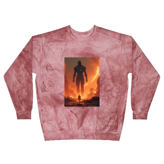 Giant Alien Overwatch Scene Blast Sweatshirts