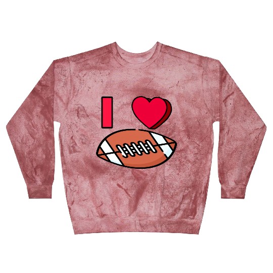 I LOVE FOOTBALL #1 Blast Sweatshirts