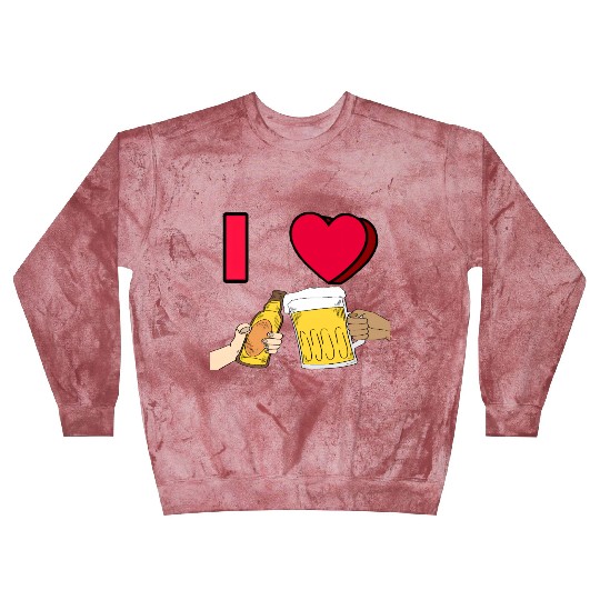 I LOVE BEER #1 Blast Sweatshirts