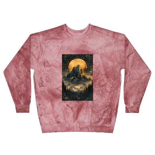 Celestial Mountain Dreamscape Blast Sweatshirts
