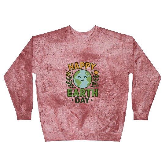 Happy Earth Day Eco-Friendly Design Blast Sweatshirts