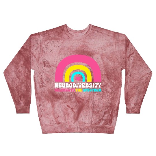 Neurodiversity Autistic Rainbow Adhd Blast Sweatshirts