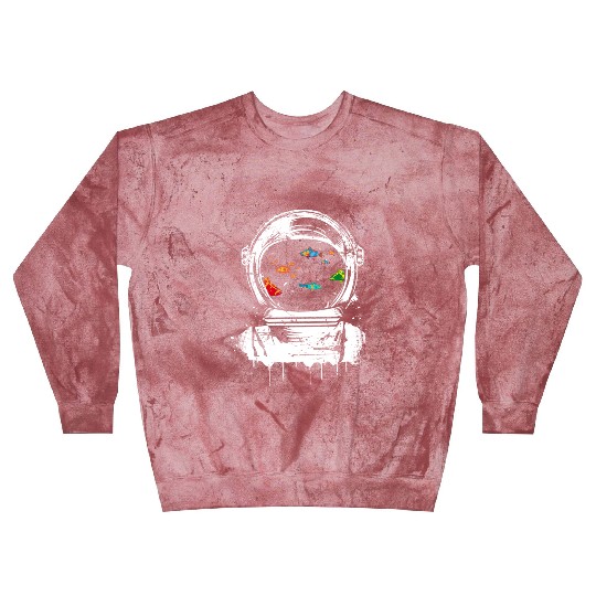 Fish in an Astronaut Helmet – Fantasy Meets Space Blast Sweatshirts