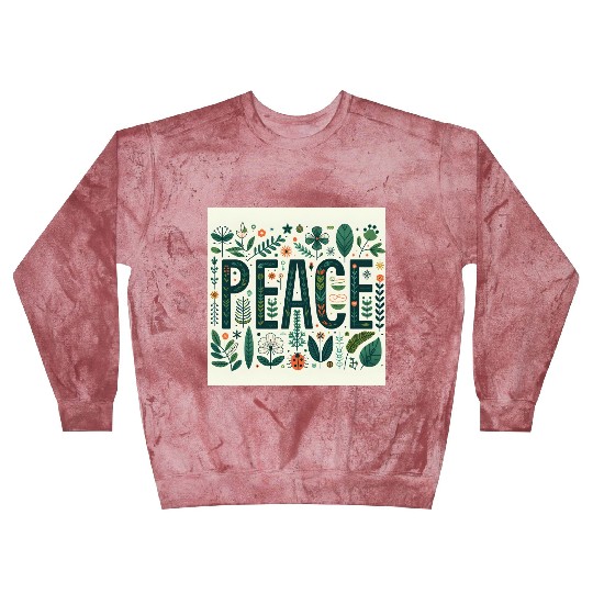 Peaceful Botanical  Blast Sweatshirts