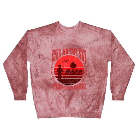 EYES ON THE SKY, MAP DRONE Blast Sweatshirts