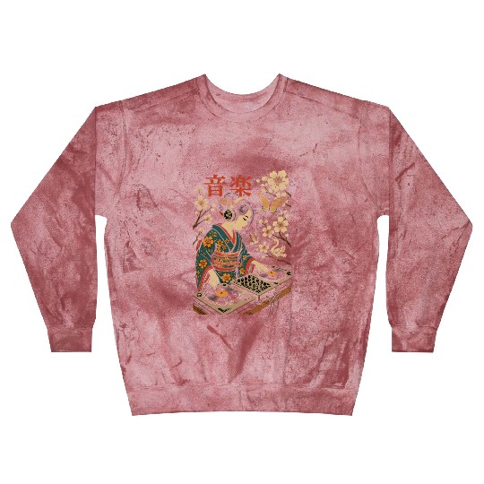 Geisha DJ – Japanese Vinyl Vibes Blast Sweatshirts