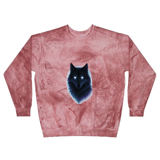 Enigmatic Howling Wolf Design Blast Sweatshirts